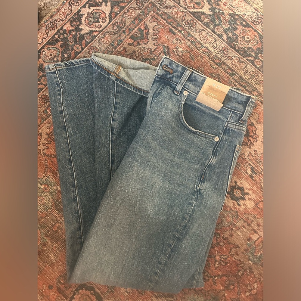 Madewell Curvy Medium Washed Jeans